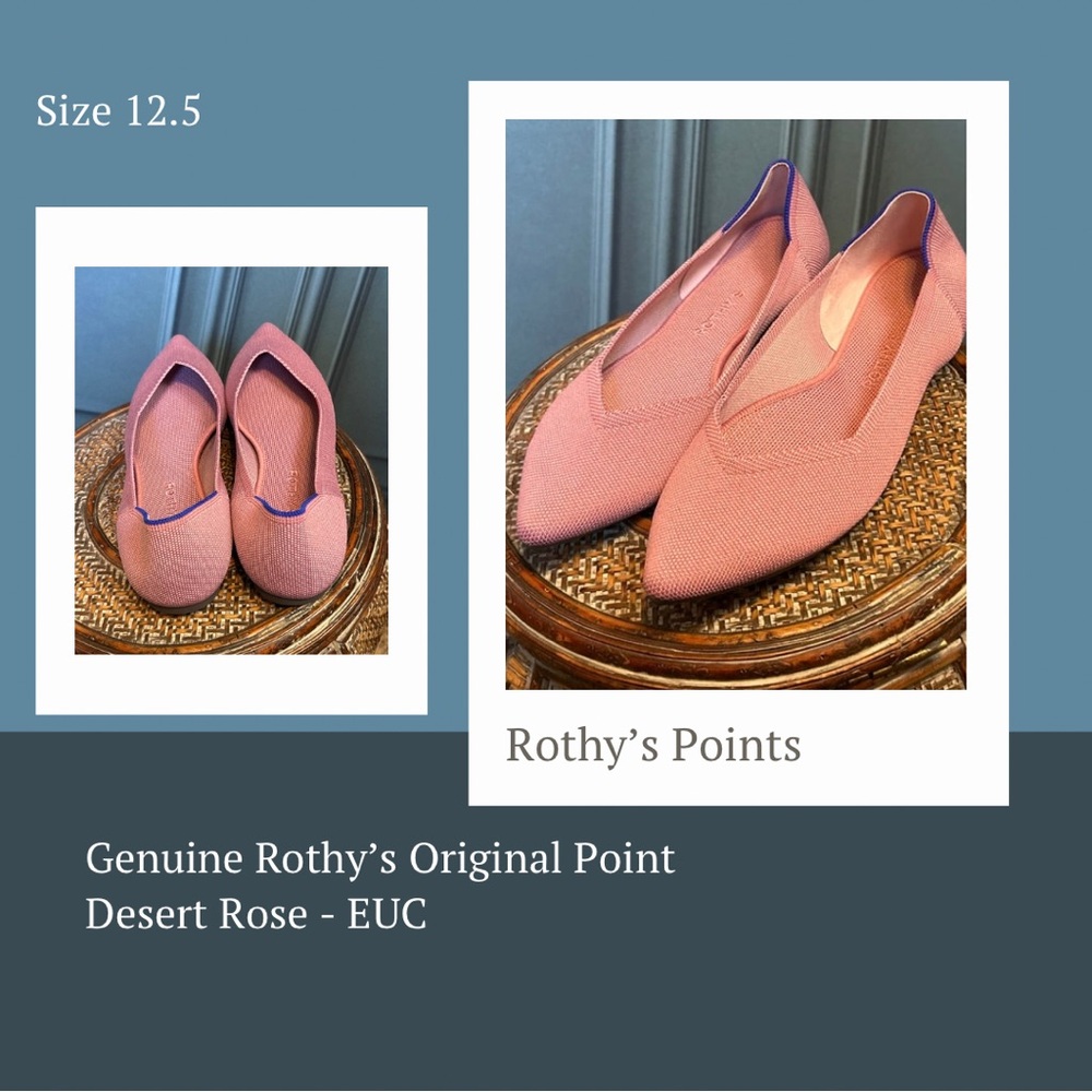 Rothy’s Original Point in Desert Rose